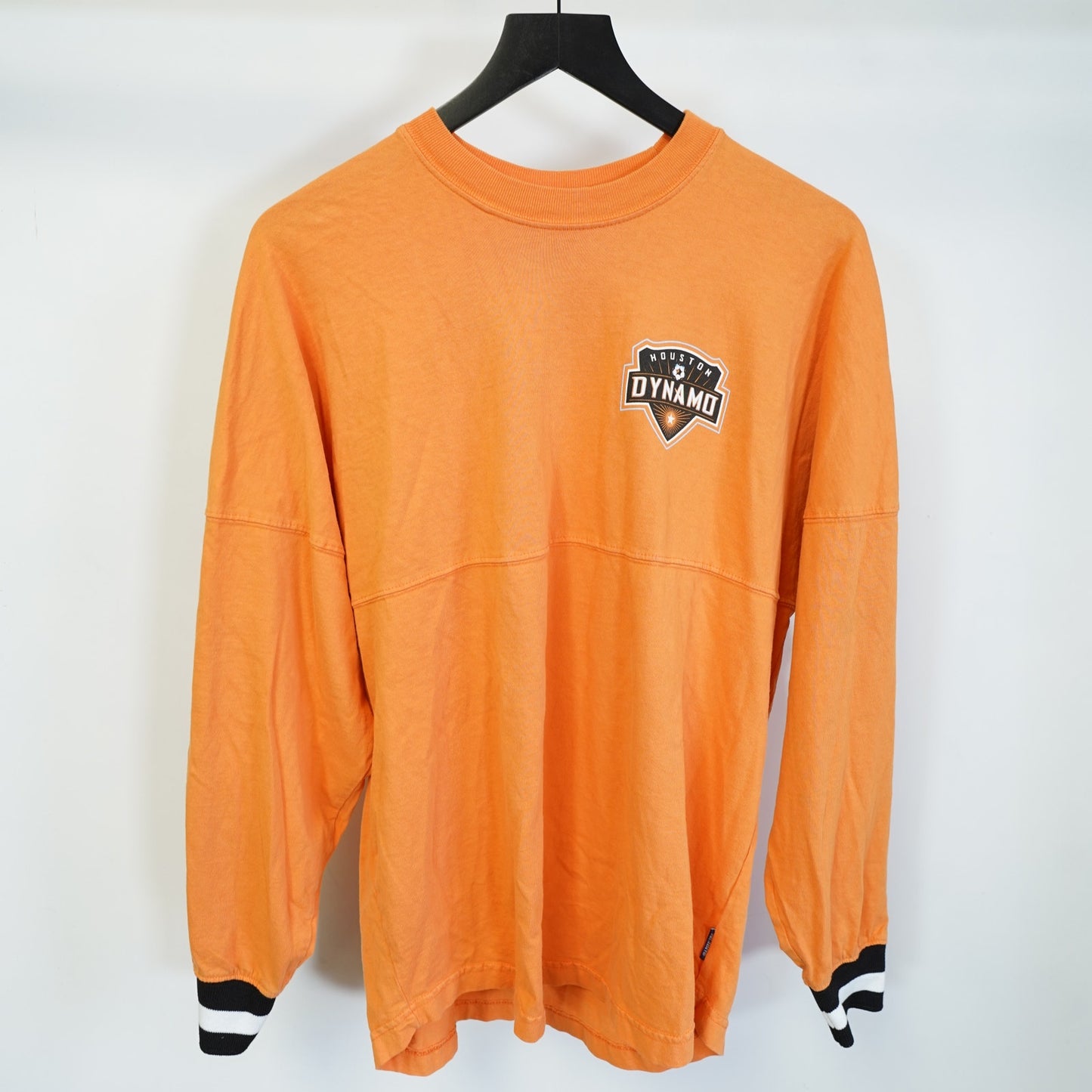 (S) Houston Dynamo Spirit Jersey MLS Soccer Unisex S Orange Fanatics Longsleeve