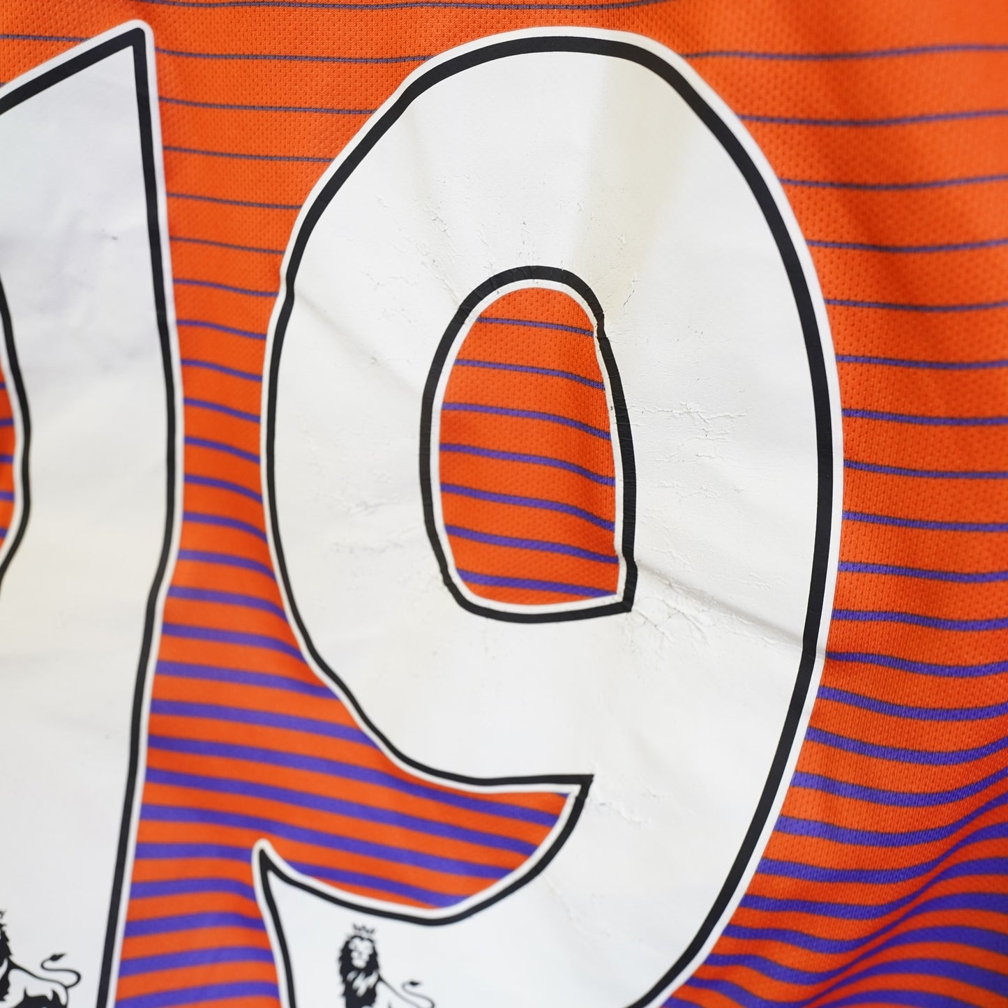 (S) Nike Manchester City 2016-17 Leroy Sané Third Jersey Men's S Orange Purple Retro