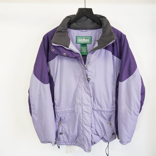 (Women's M) Vintage L.L. Bean Colorblock Ski Puffer Jacket Women's M Purple Gorpcore Hiking