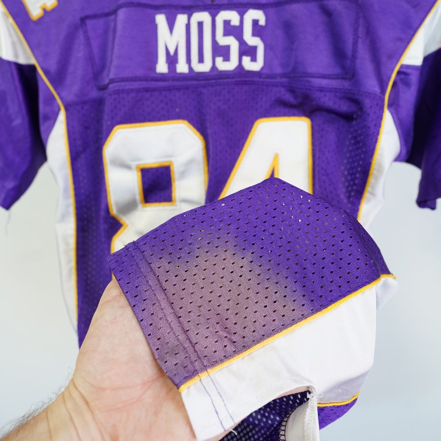 (Youth 10-12) Vintage Minnesota Vikings Randy Moss Reebok Football Jersey Youth 10-12 Purple