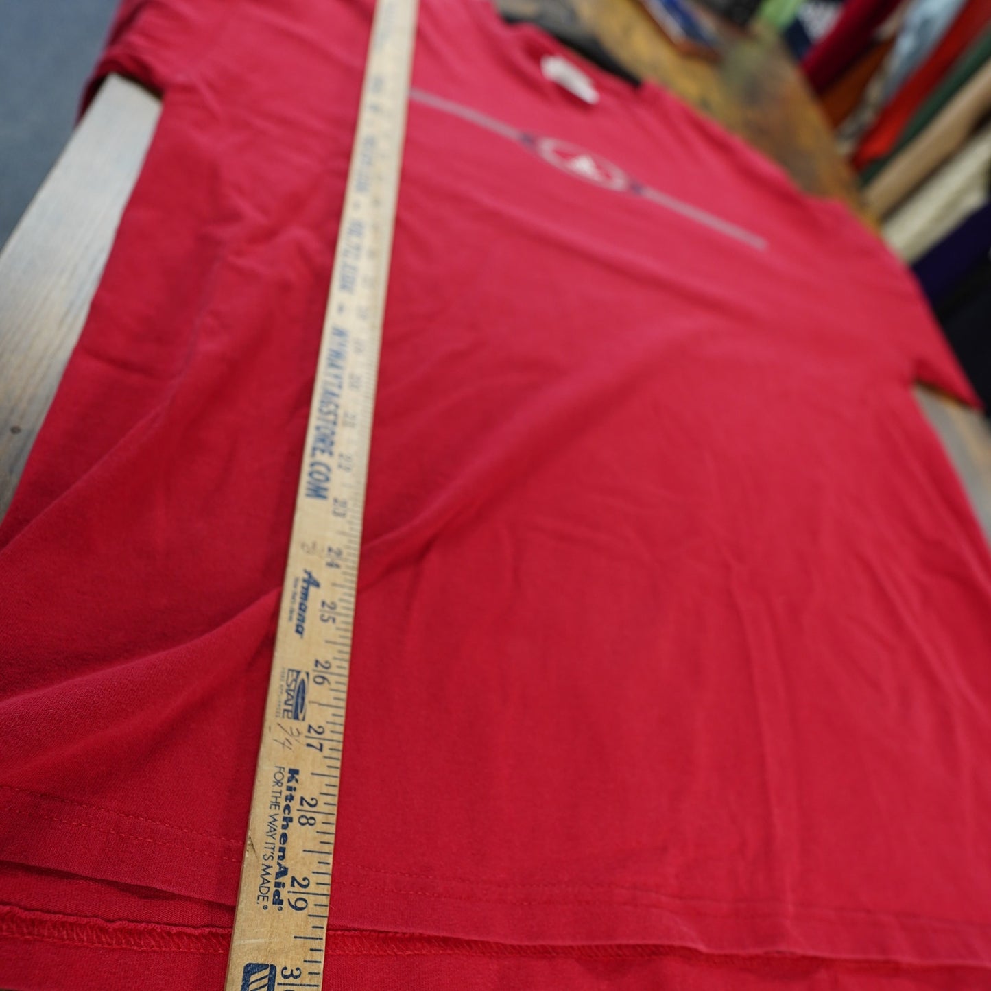 (L) Vintage Y2K Adidas Longsleeve T-Shirt Men's L Red 2000s Retro