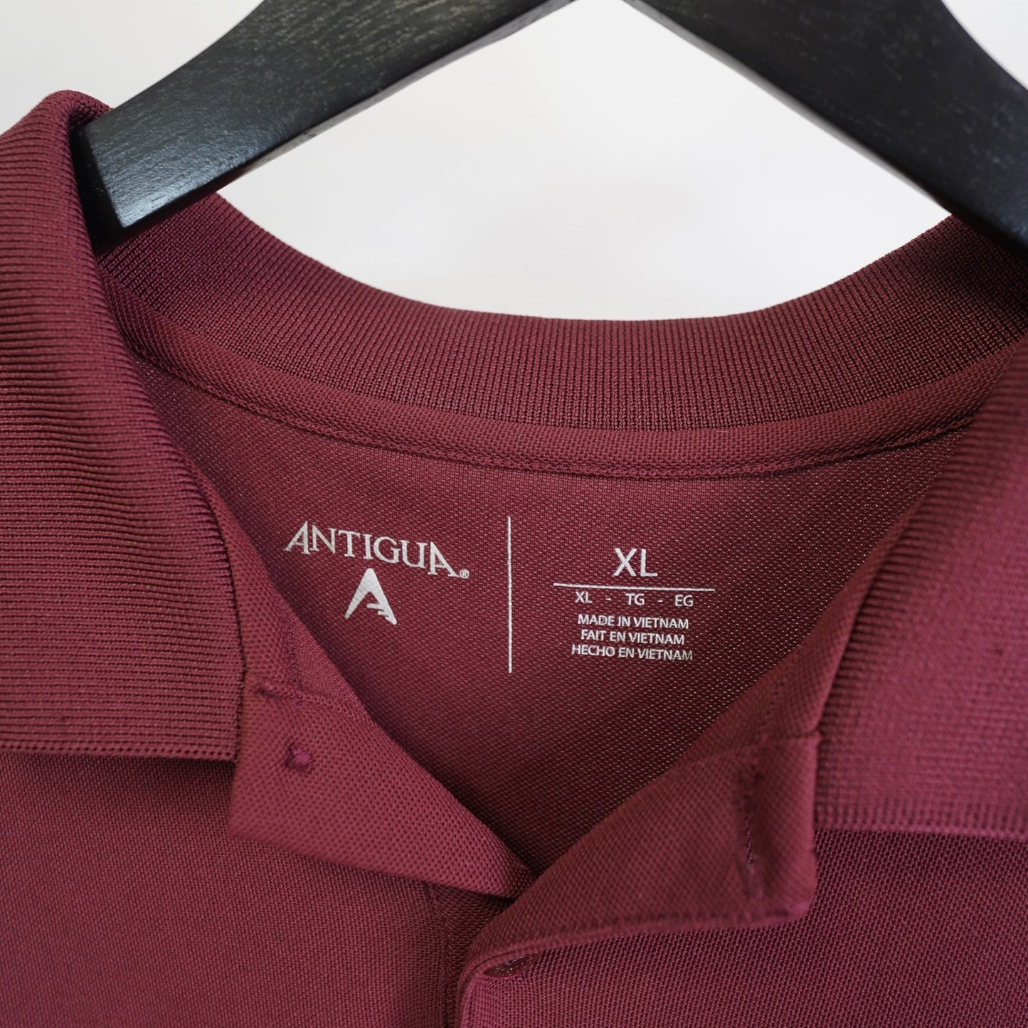 (XL) Texas A&M Aggies Antigua Performance Polo Shirt Sewn Men's XL Maroon ATM