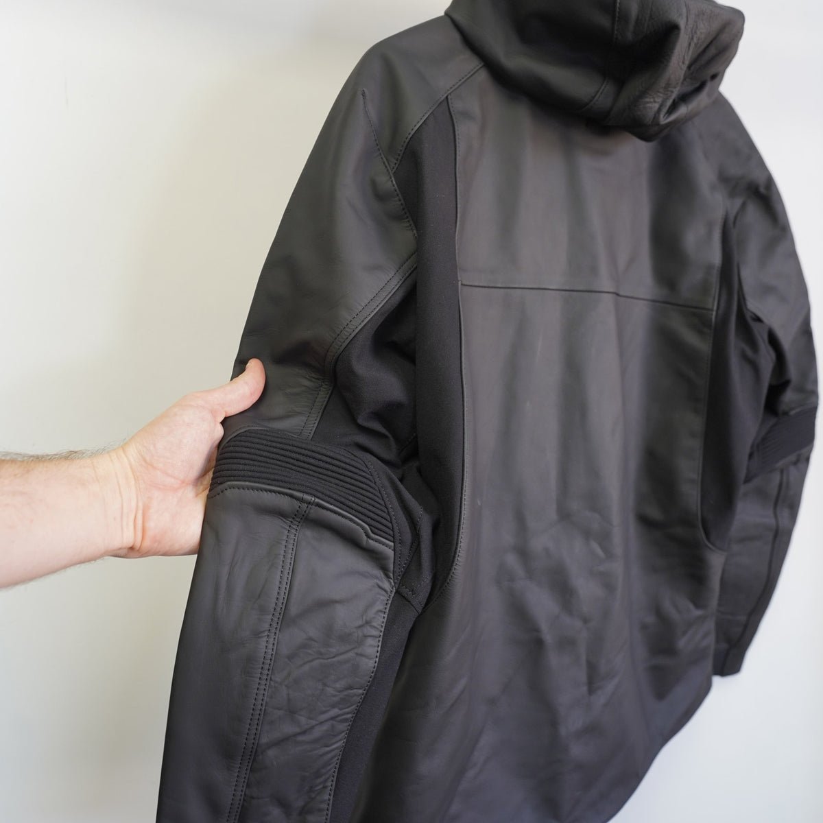 (S) VIKTOS Waterproof Leather Tactical Jacket Men's S Black Full Zip Gorpcore New