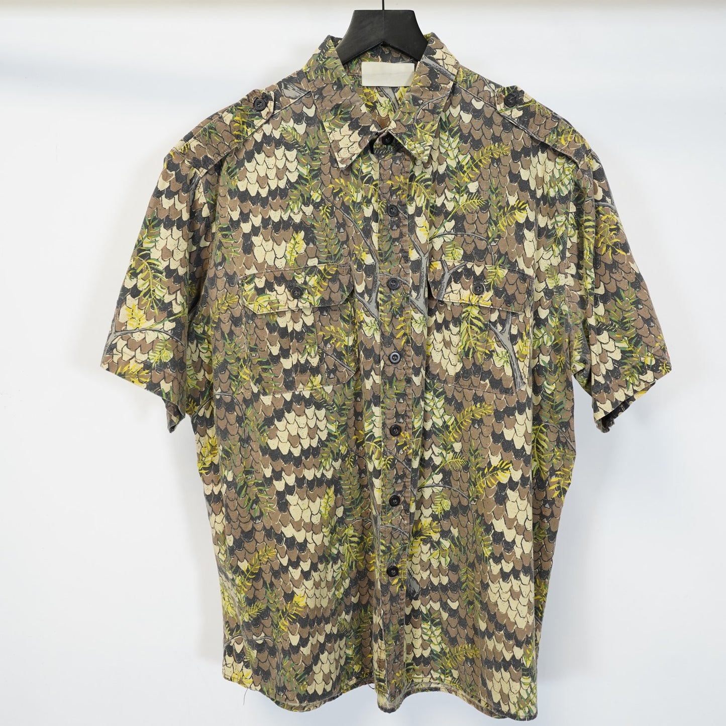 (XL) Vintage 80s Diamondback Camouflage Button Up Men's XL Hunting Shooting Western