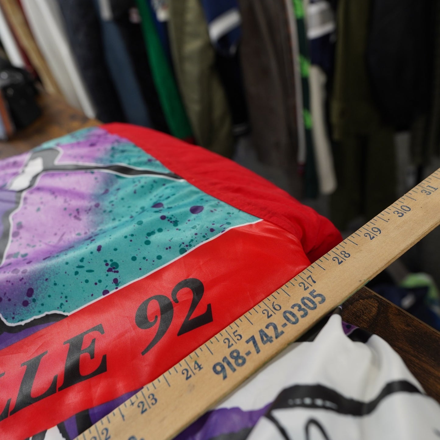 (L) Vintage 1992 Coca-Cola Albertville Winter Olympics Puffer Ski Jacket Men's L Red