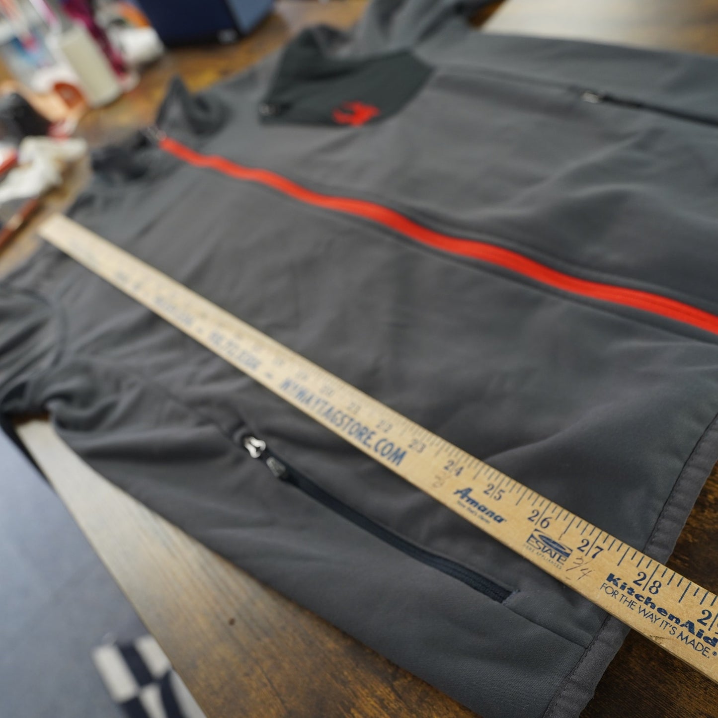 (XL) Spyder Outlaw Full-Zip Fleece Jacket Men's XL Gray Performance Ski
