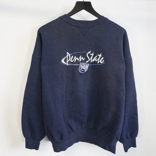 (XL) Vintage Penn State Nittany Lions Sweatshirt Men's XL Sewn Midwest 90s Blue Retro