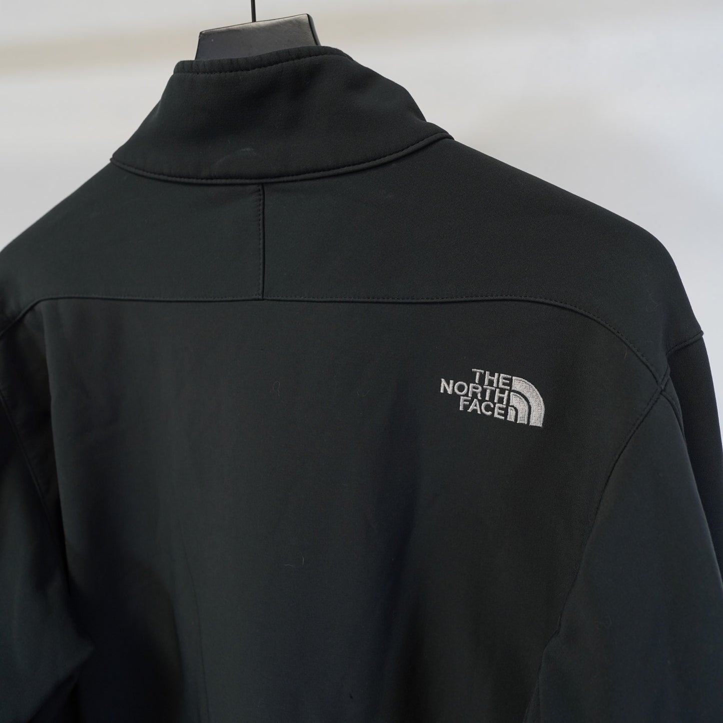 (M) The North Face Jacket Apex Bionic Jacket Mens Sz M Soft Shell Fleece Lined Black