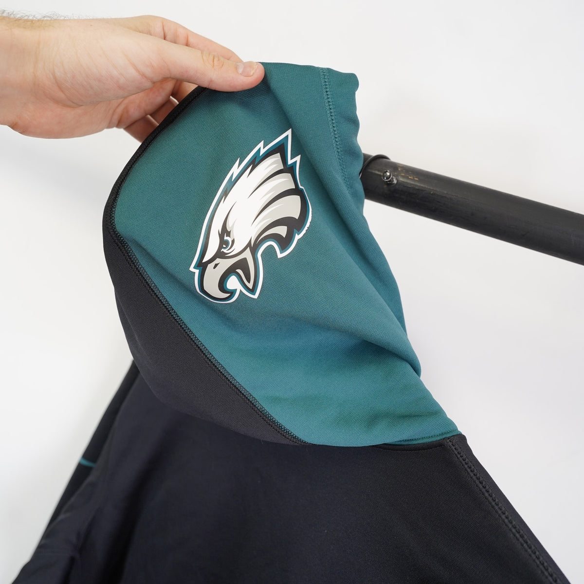 (XL) Nike Philadelphia Eagles Full Zip Therma Fit Hoodie Men's XL Black Green Y2K
