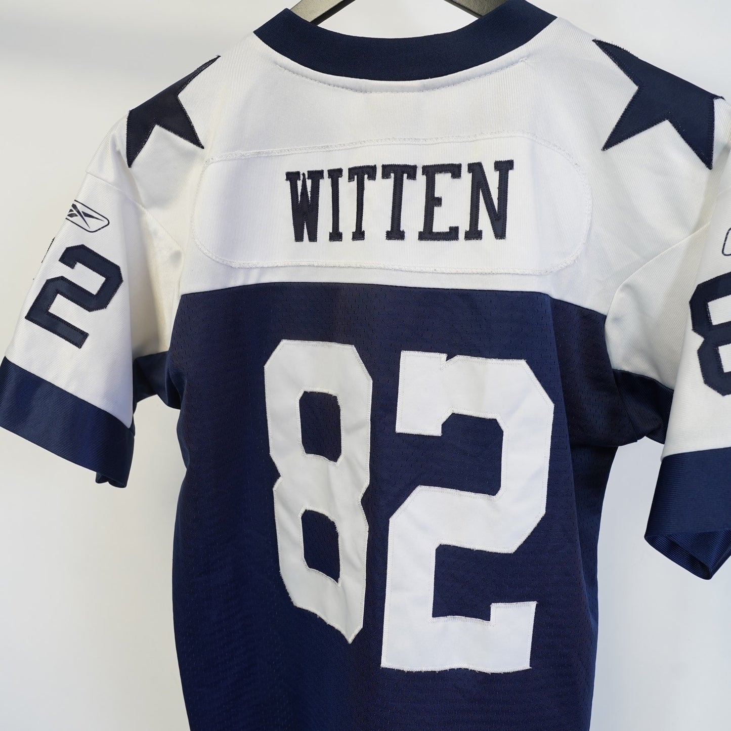(Youth L) Vtg Reebok Dallas Cowboys Jason Witten Sewn Football Jersey Youth L Throwback
