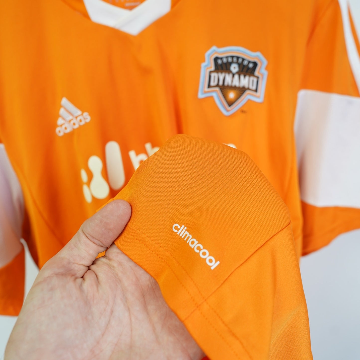 (XL) Houston Dynamo Adidas Home Soccer Jersey 2015-16 MLS Men's XL Orange Futbol Kit