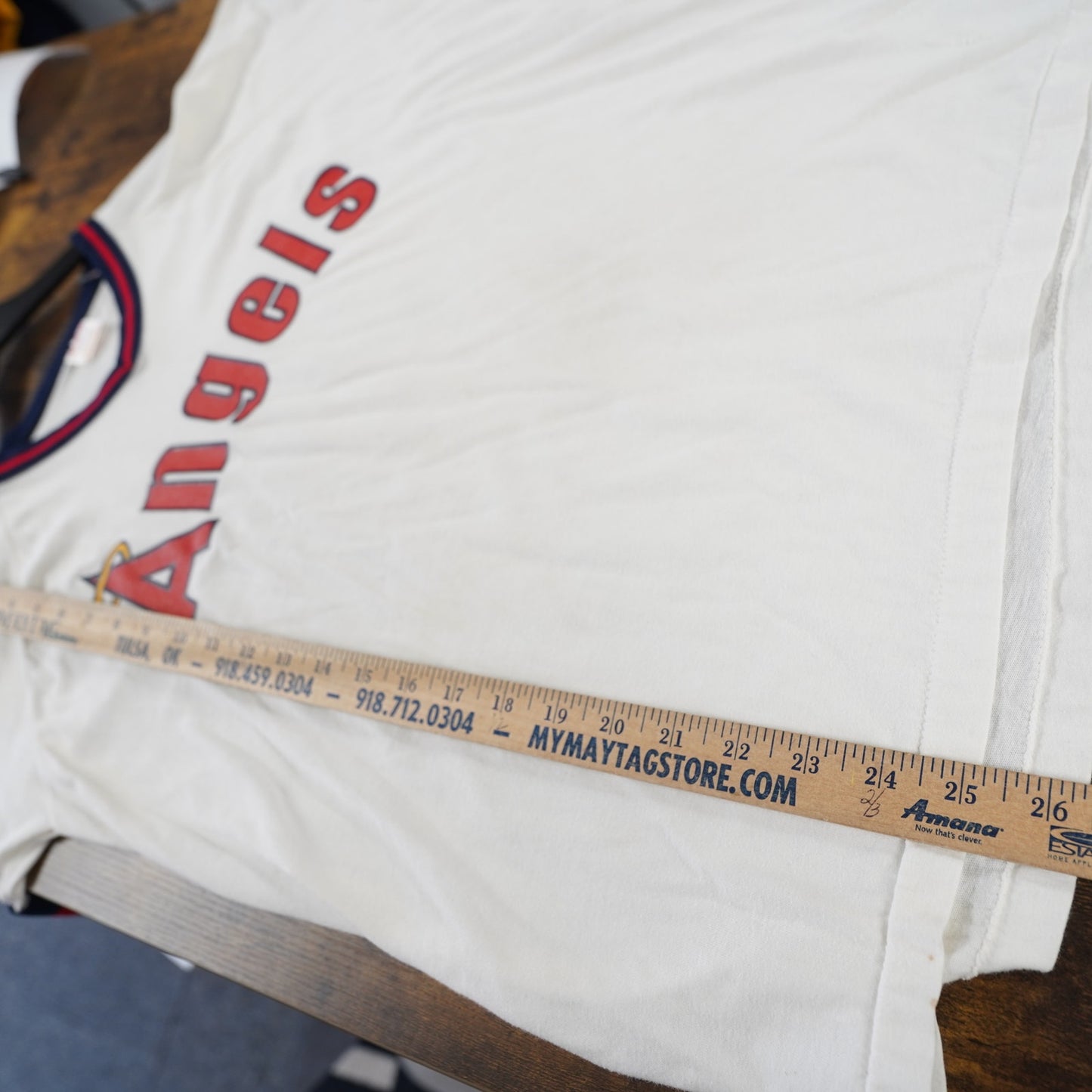 (XL) Vintage 1980s California Angels Rawlings Baseball Jersey T-Shirt Men's XL White