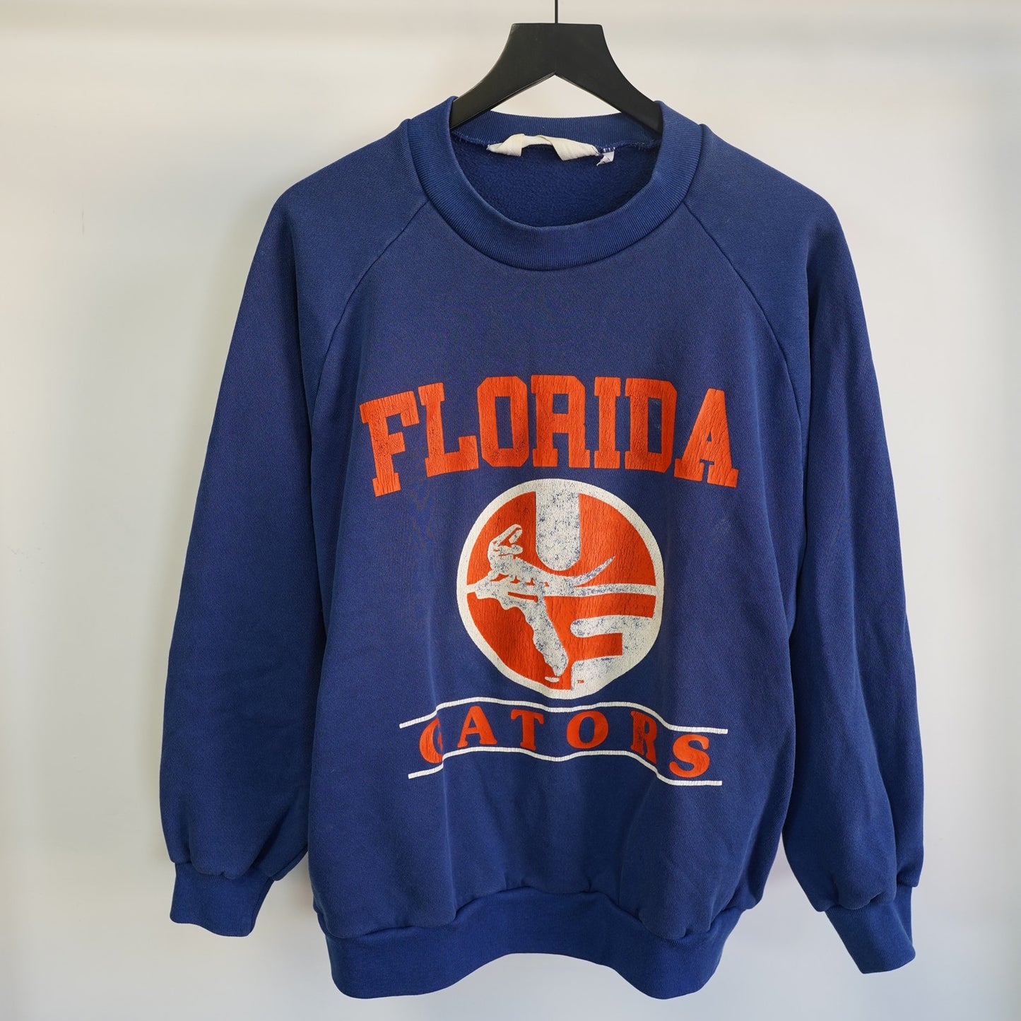 (L) Vintage University of Florida Gators Chalk Line Sweatshirt Men's L Blue 90s UF