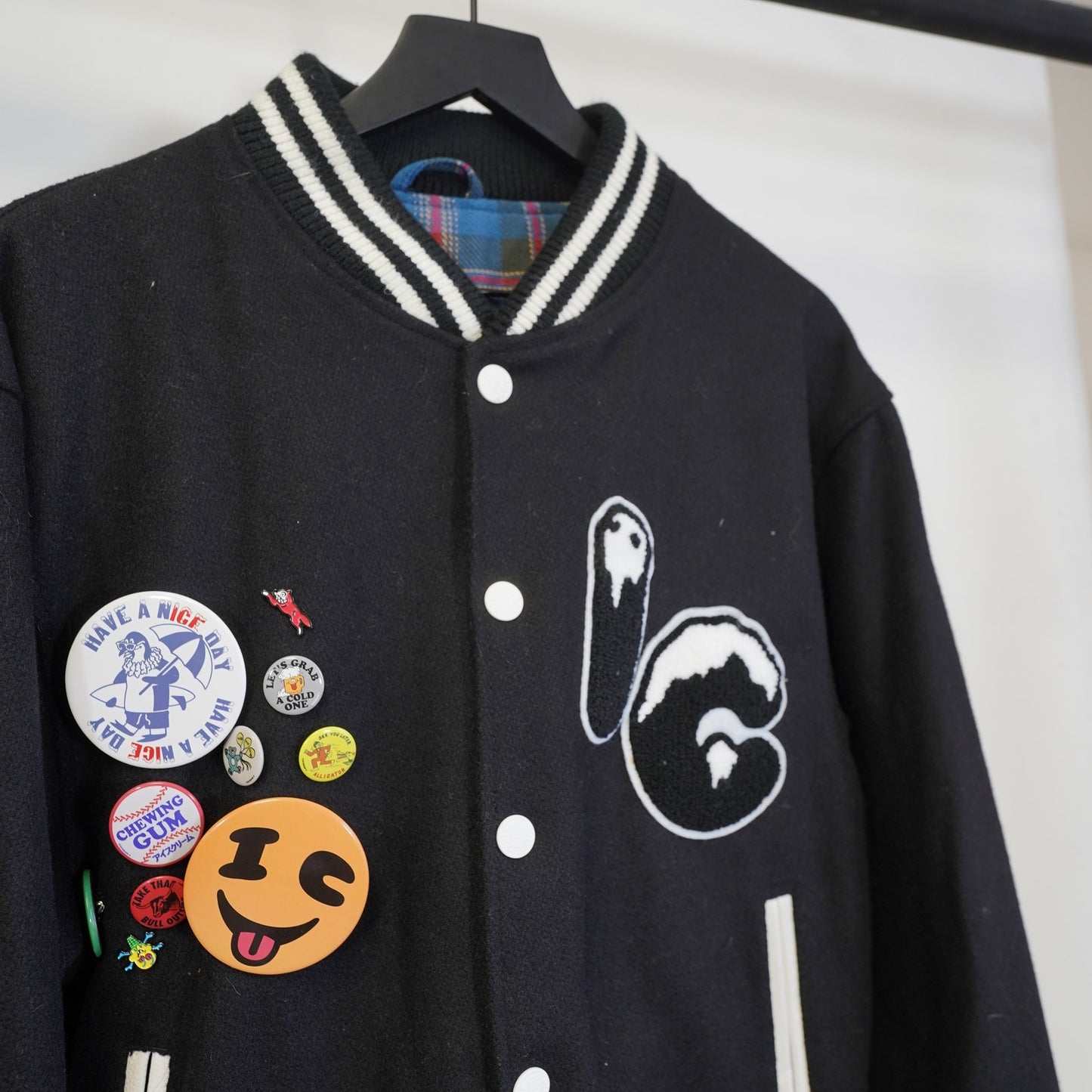 (XL) Ice Cream Billionaire Boys Club Varsity Bomber Jacket Men's XL Y2K Pharrell 2000