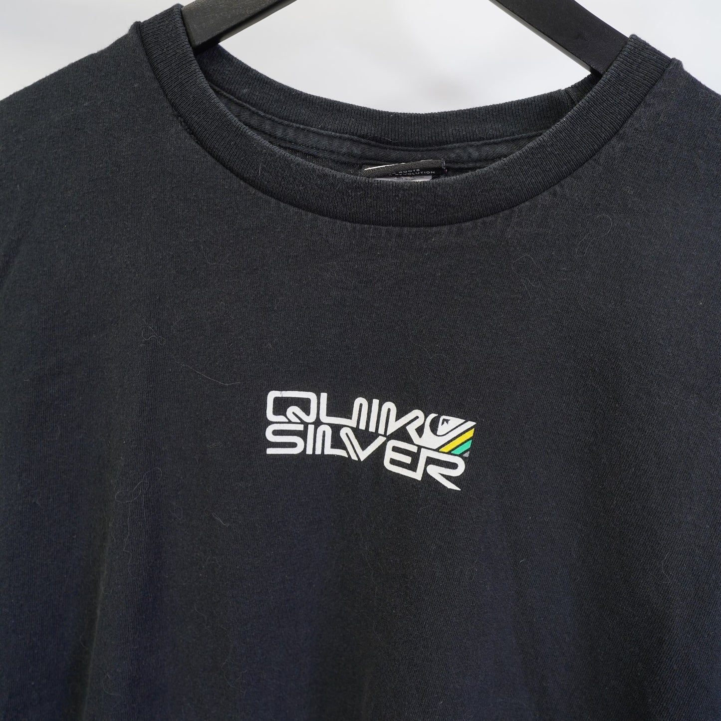 (XL) Vintage Quicksilver Y2K Surf & Skate T-Shirt Men's XL Black Retro 2000s