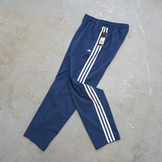 (S) New w/tags Adidas Track Pants Men's S Navy Blue Windbreaker Sportswear Y2K 2000s