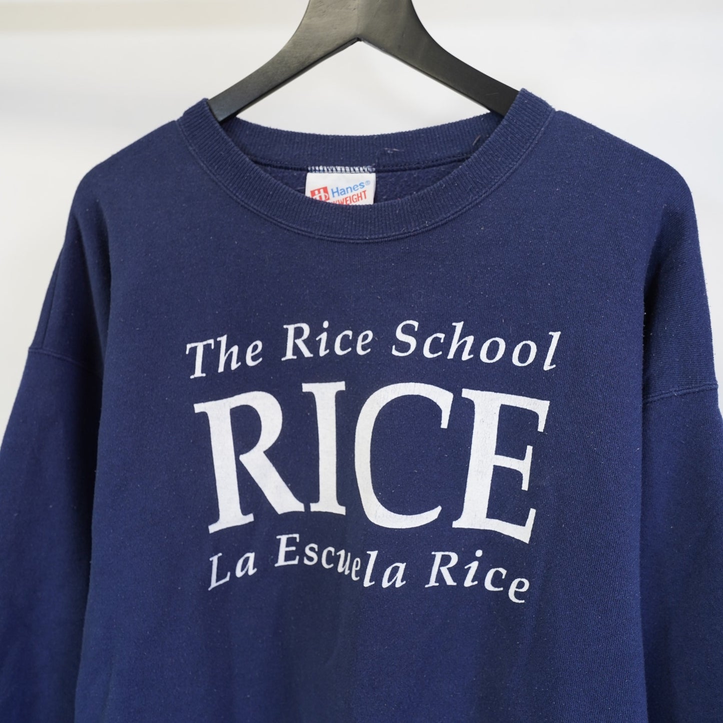 (XL) Vintage Rice University Owls 90s Crewneck Sweatshirt Men's XL Blue