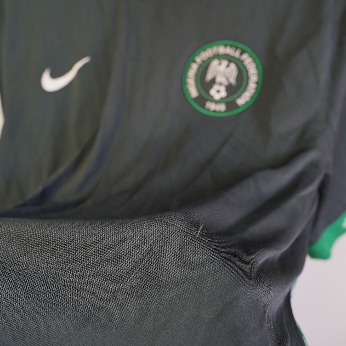(XL) Nike Nigeria 2020/21 Away Soccer Jersey Men's XL Futbol Kit Dark Green