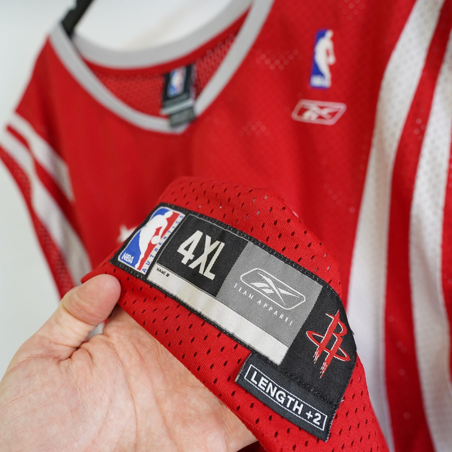 (4XL) Vintage Reebok Yao Ming Houston Rockets Basketball Jersey Men's 4XL Sewn Y2K Red