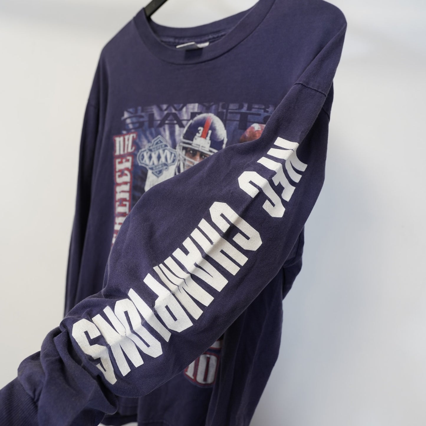 (L) New York Giants Vintage Jason Sehorn Longsleeve T-Shirt 2000s