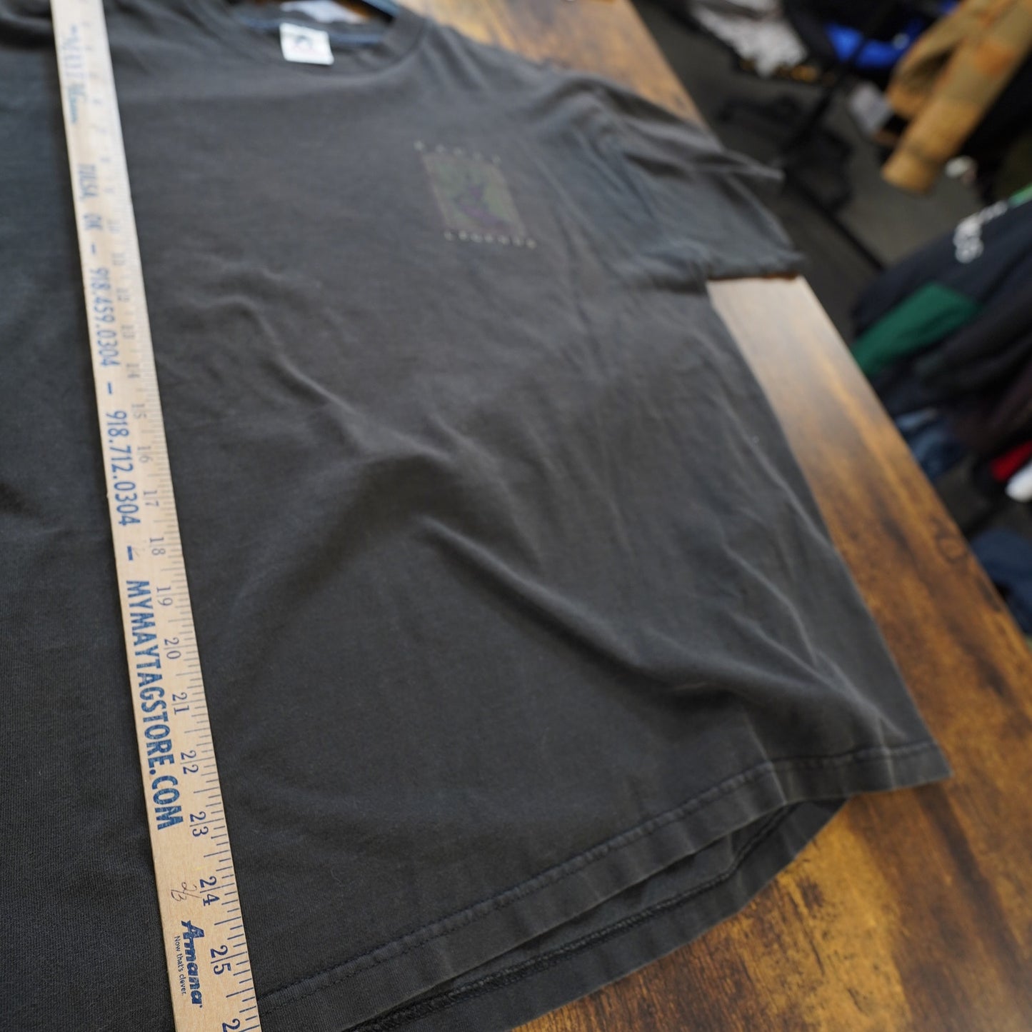 (L) Vintage Kauai Legends Y2K Surf Skate T-Shirt Men's L Black 2000s Alstyle Hawaii