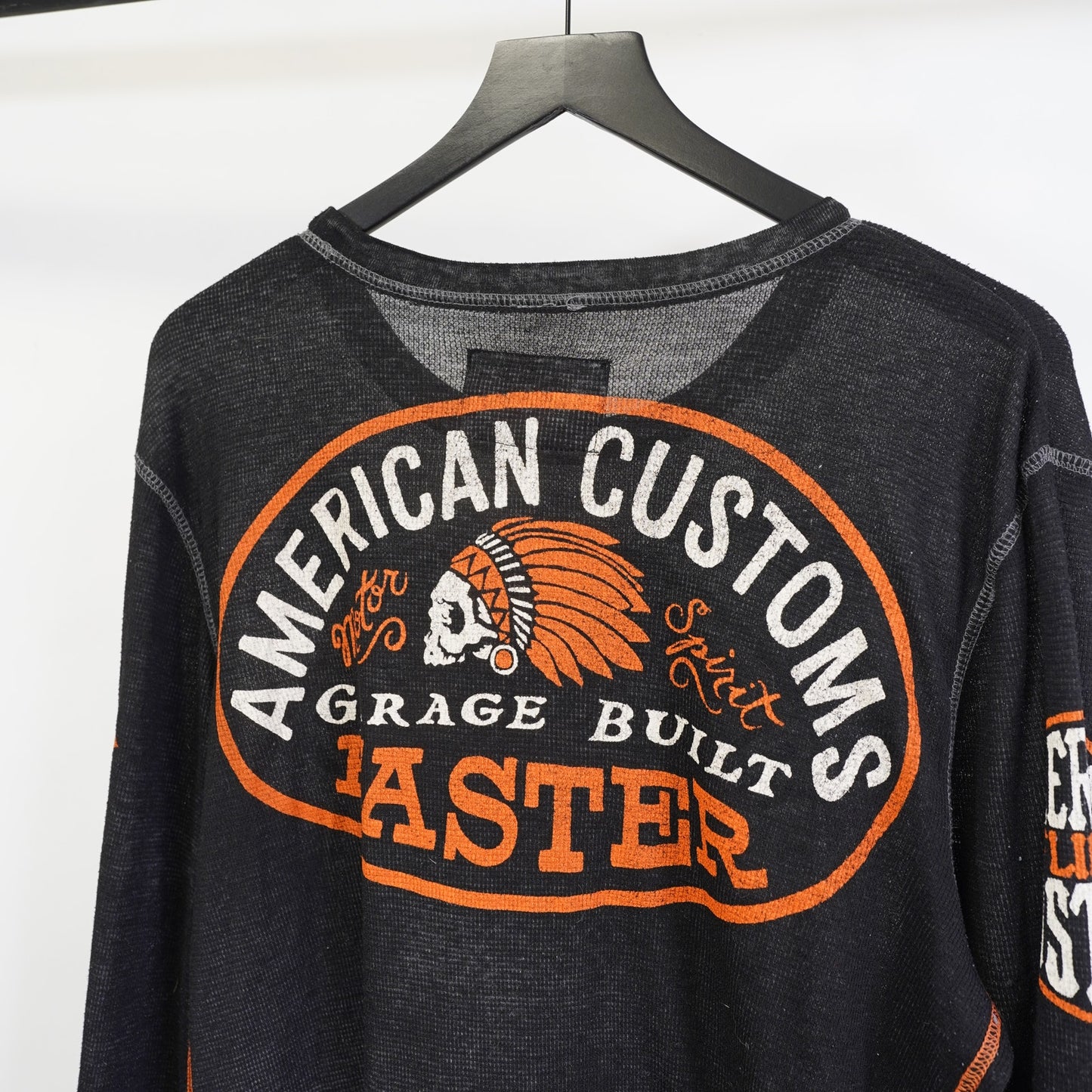 (L/XL) Affliction American Customs Garage Motorcycle Club Longsleeve Men's L/XL Y2K Emo