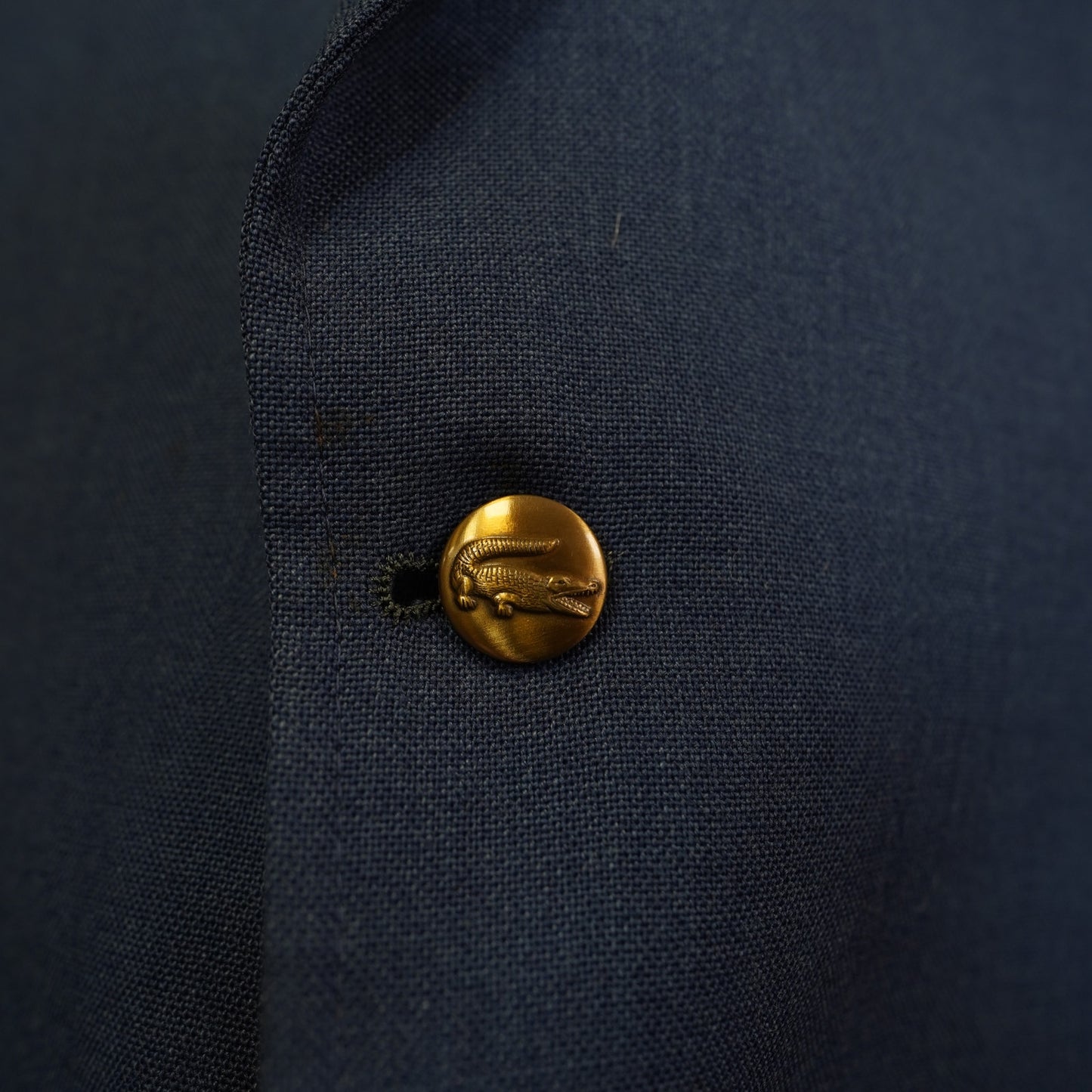 (M/L 42R) Vintage Izod Lacoste Blue Suit Jacket Men's 42R Wessex Sports Coat Blazer Preppy