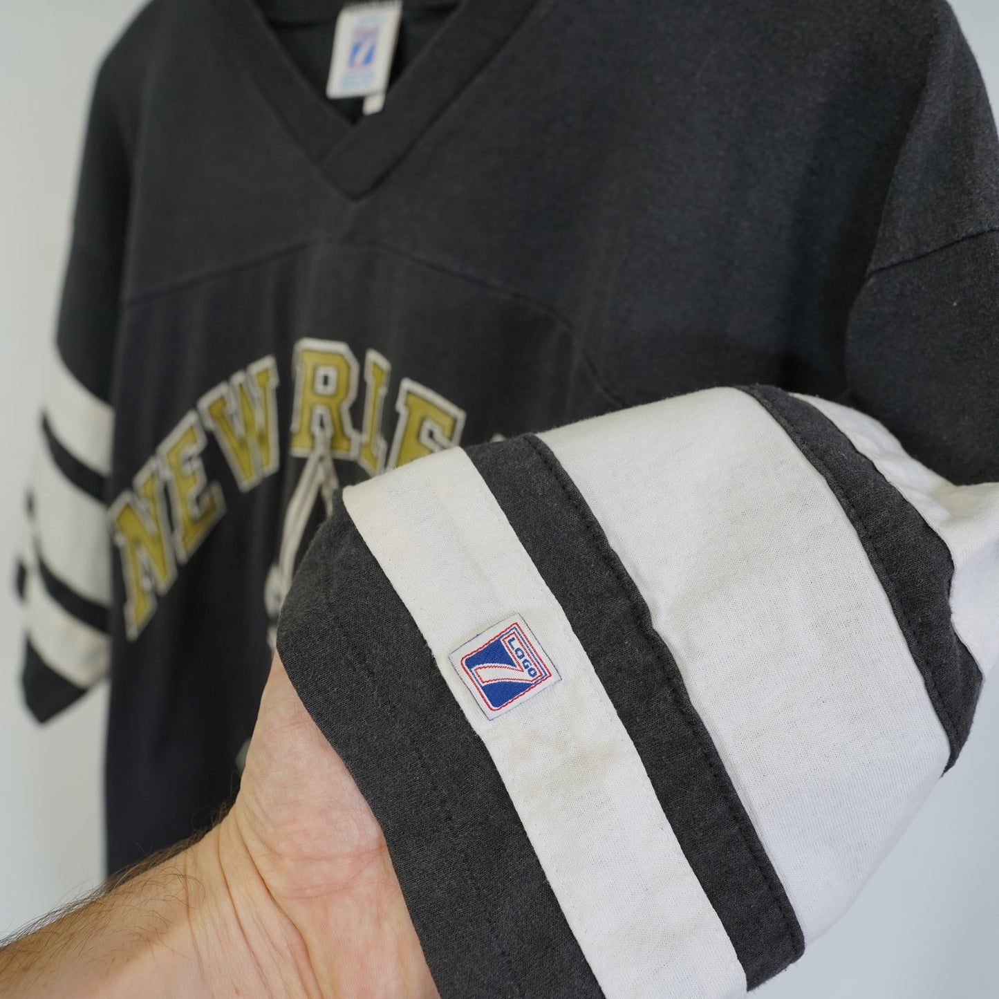 (XL) Vintage New Orleans Saints Jersey T-Shirt 90s Logo 7 NFL USA Made