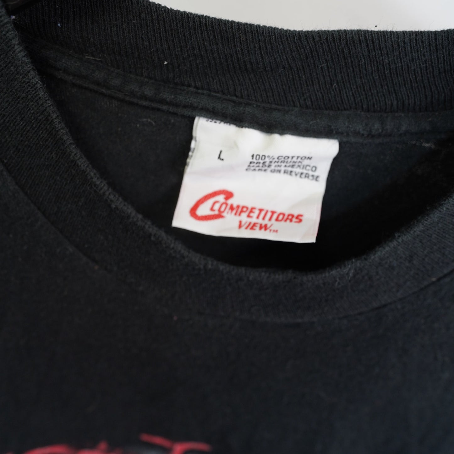 (L) Vintage Dale Earnhardt Sr. Nascar T-Shirt Men's L Competitors View Black Racing