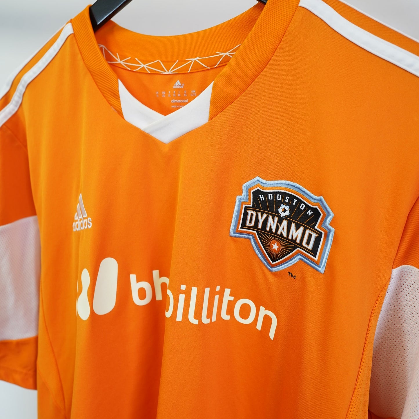 (XL) Houston Dynamo Adidas Home Soccer Jersey 2015-16 MLS Men's XL Orange Futbol Kit
