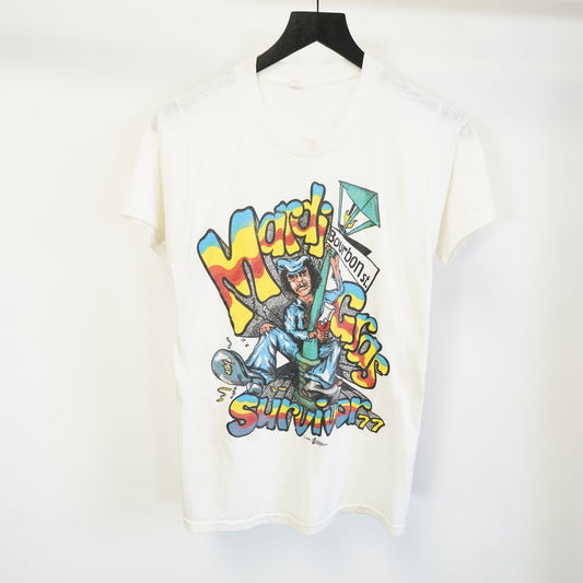 (XS) True Vintage 1970s Mardi Gras Single Stitch T-Shirt Men's XS-S New Orleans