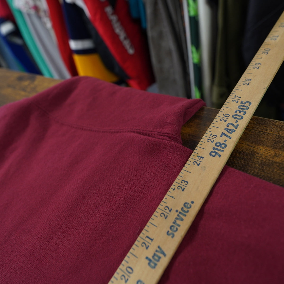 (L) Vintage Washington Redskins Embroidered Team NFL Hoodie Mens L Maroon Sewn Retro