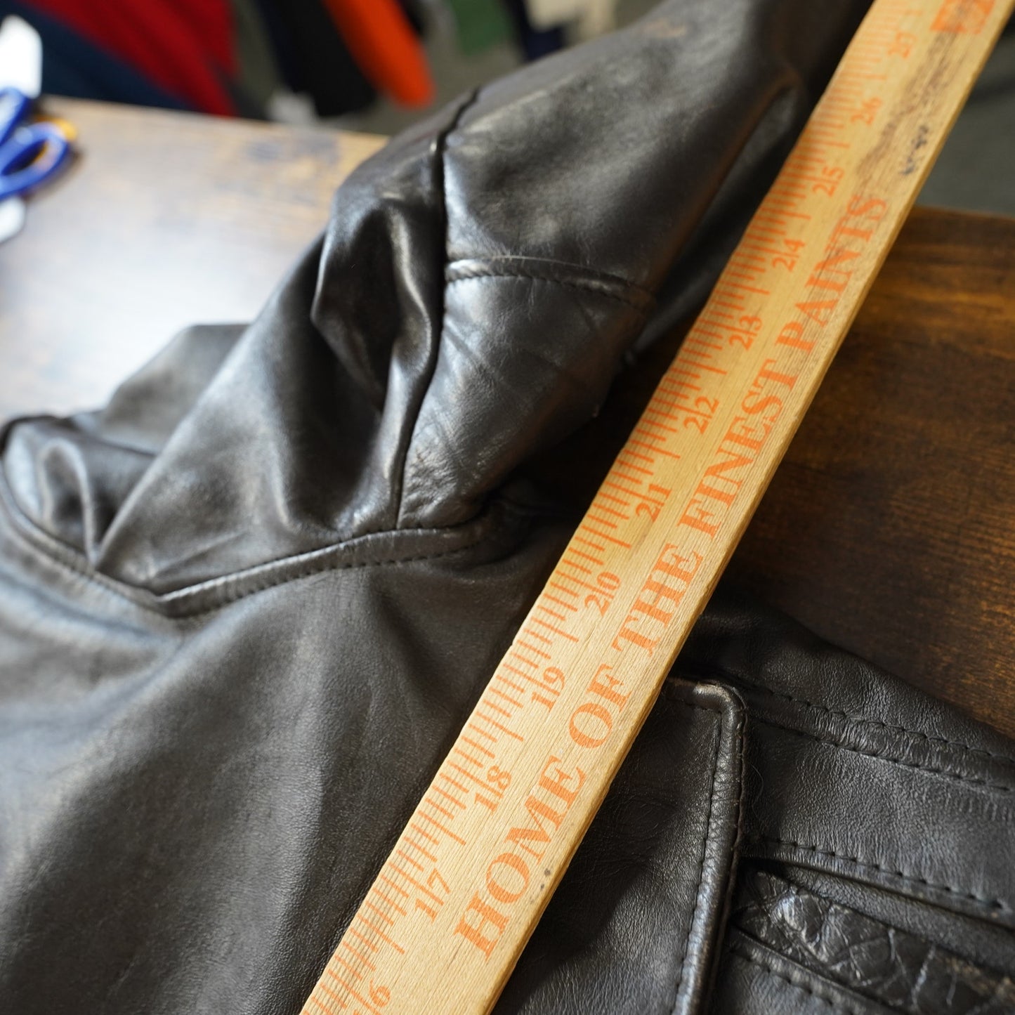 (M) Sz. 38 True Vintage Schott Leather A2 Flight Bomber Jacket Men's Size 38 M NYC Brown