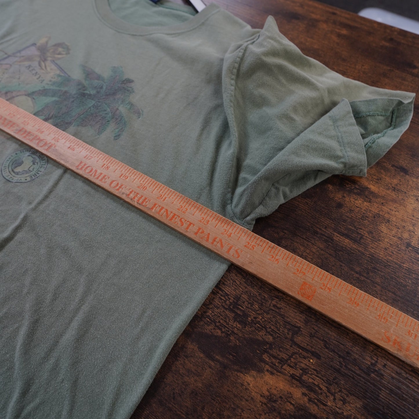 (XL) Vintage Gap Safari Kenya Nature Single Stitch T-Shirt Olive Green USA Made