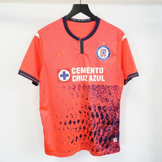 (M) Joma Cruz Azul 2021/22 Third Soccer Jersey Men's M Neon Pink Futbol Kit