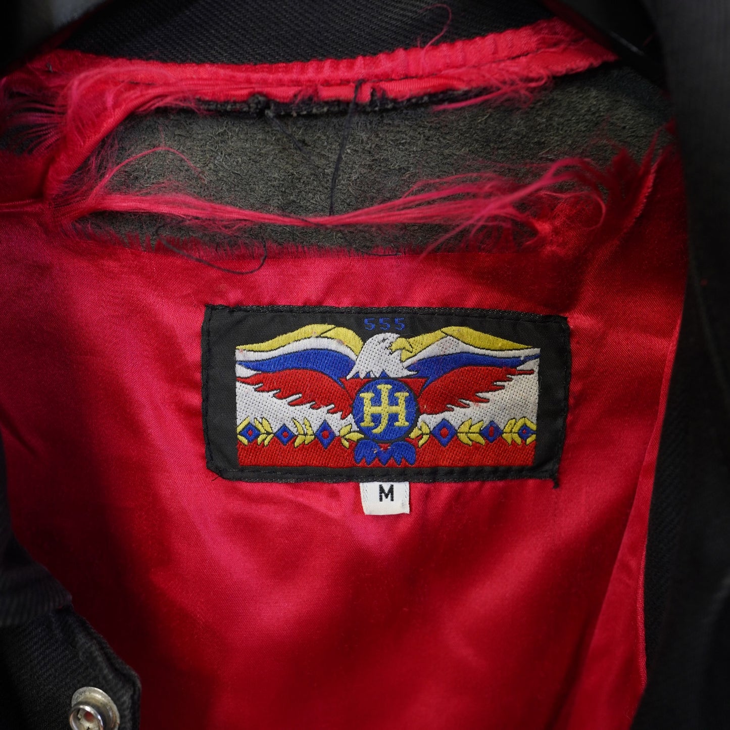 (M) Vtg 1992 Jeff Hamilton Looney Tunes Leather Canvas Jacket M 90s Rap Cartoon Art