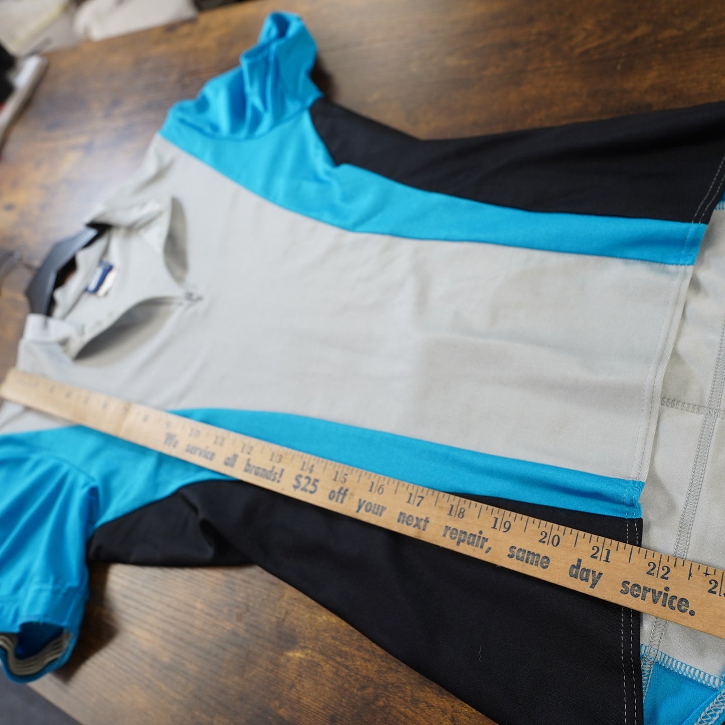 (S) Vintage 80s Nike Blue Label 1984-88 Cycling Jersey Size S Made in USA Gray Blue