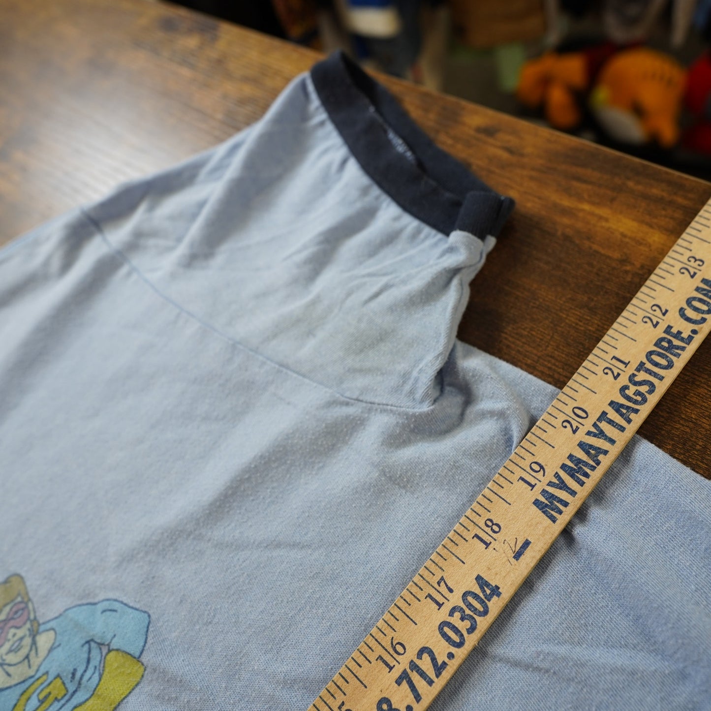 (L) Vintage SNL Ambiguously Gay Duo Ringer Blue T-Shirt Size L 2000’s Saturday Night