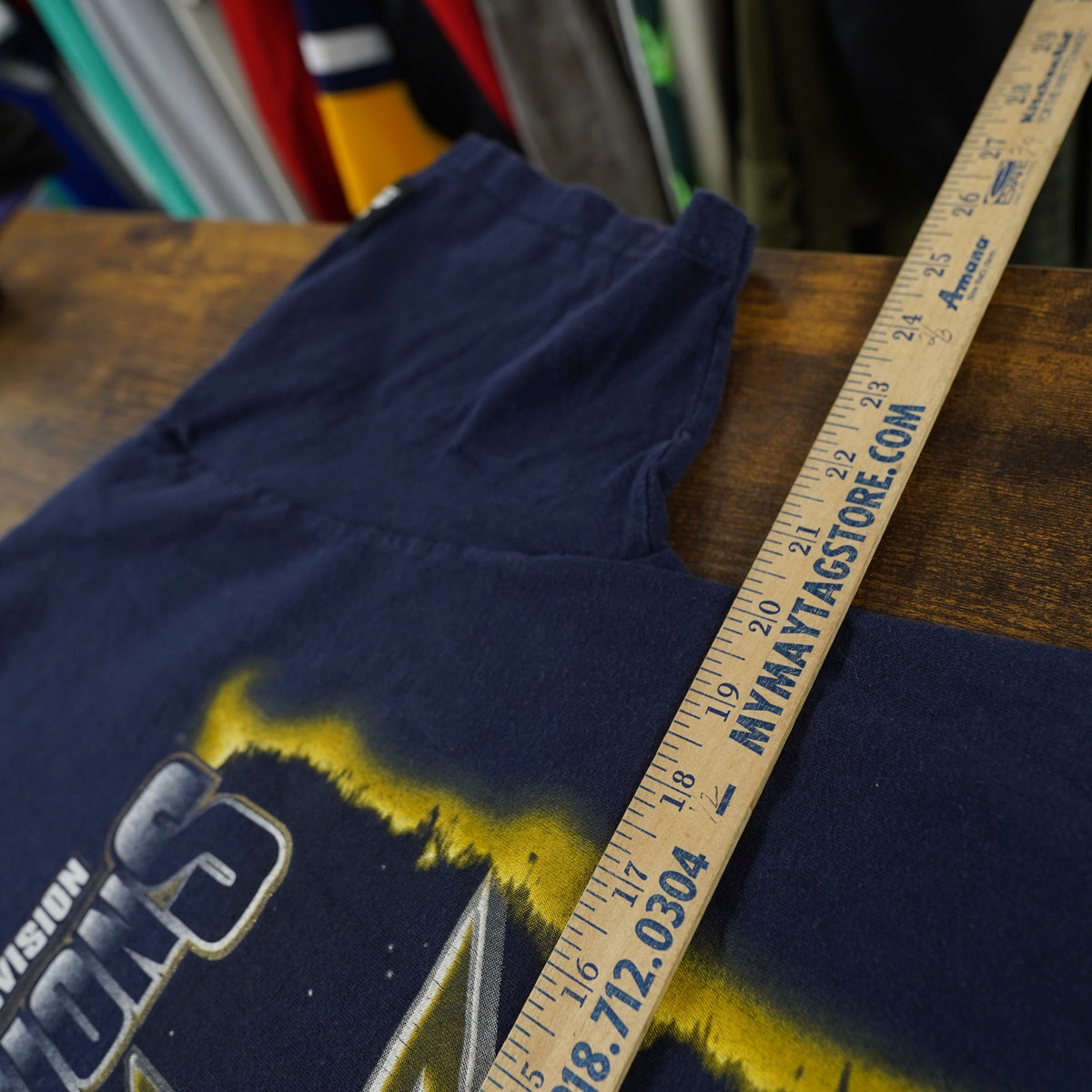 (L) Vintage Houston Astros Starter 90s T-Shirt Men's L Navy Blue Gold Retro Downtown