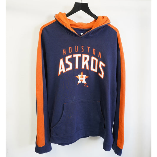 (XXL) Houston Astros Fanatics Two-Tone Hoodie Men's XXL Navy Blue Orange