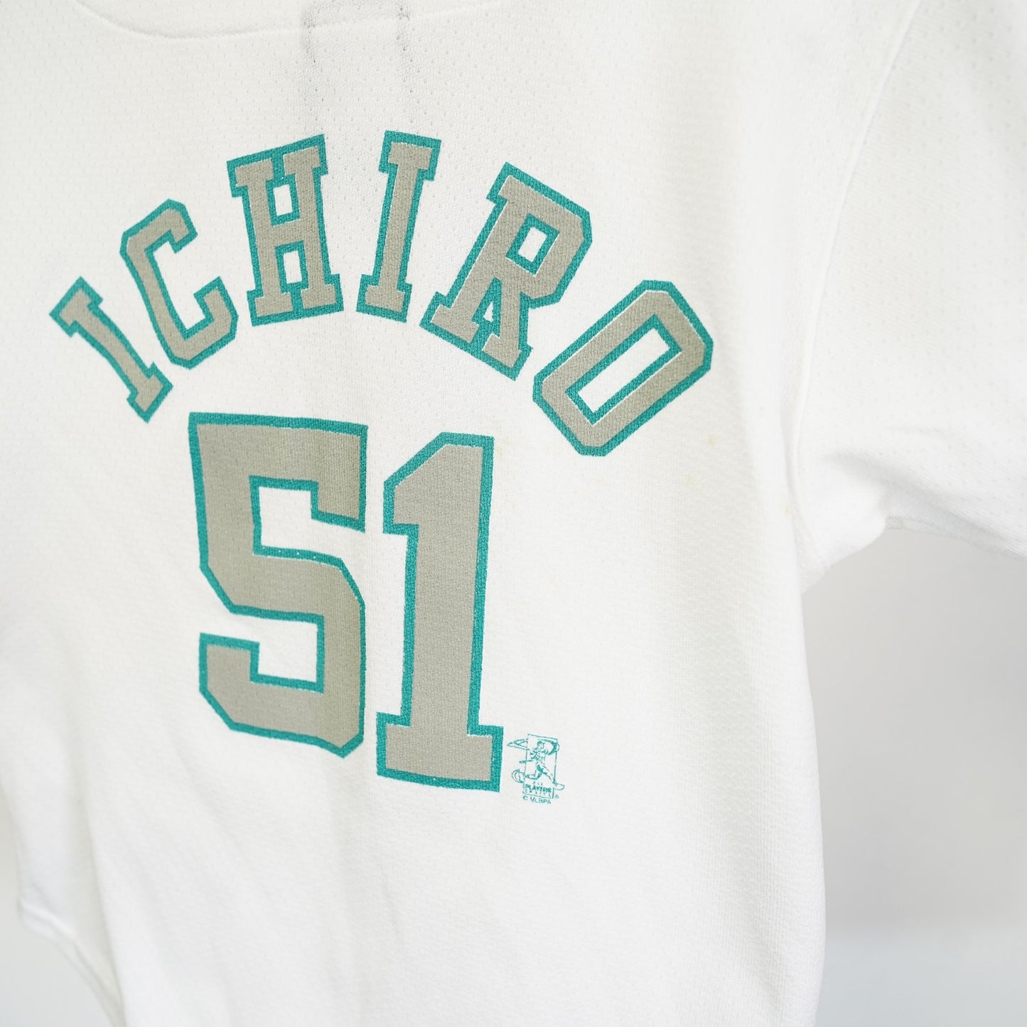 (Boys Sz. 5) Vintage Seattle Mariners Ichiro Suzuki Nike Baseball Jersey Boys Size 5 White