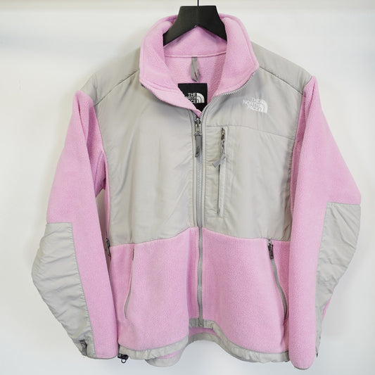(Women's M) Vintage The North Face Denali Polartec Fleece Jacket Women's M Pink Gray