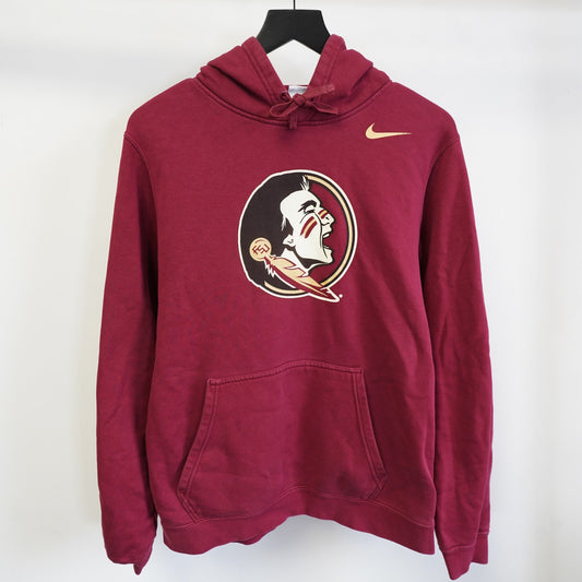 (M) Florida State Seminoles Nike FSU Swoosh Hoodie Men's M Red Retro