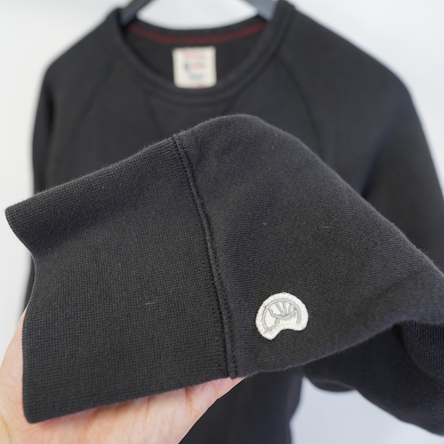 (M) Todd Snyder x Champion Crewneck Sweatshirt Men's Medium Black Pocket