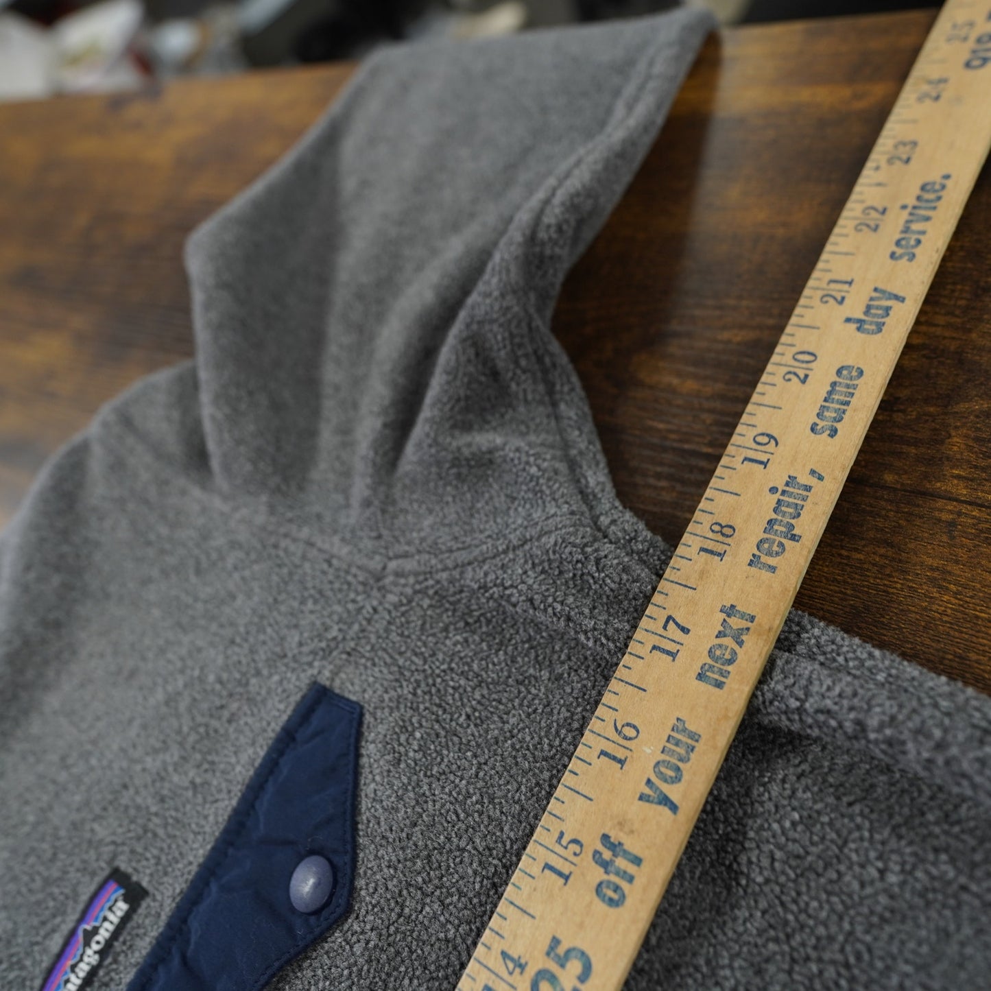 (Boys M) Patagonia Synchilla Fleece 1/4 Zip Pullover Sweater Boys M Youth 10 Gray Kids
