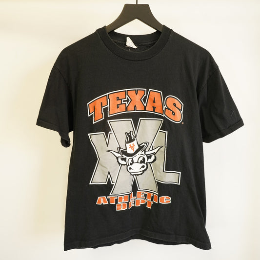 (L) Vintage University of Texas Longhorns 90s T-Shirt Men's L Bevo Black