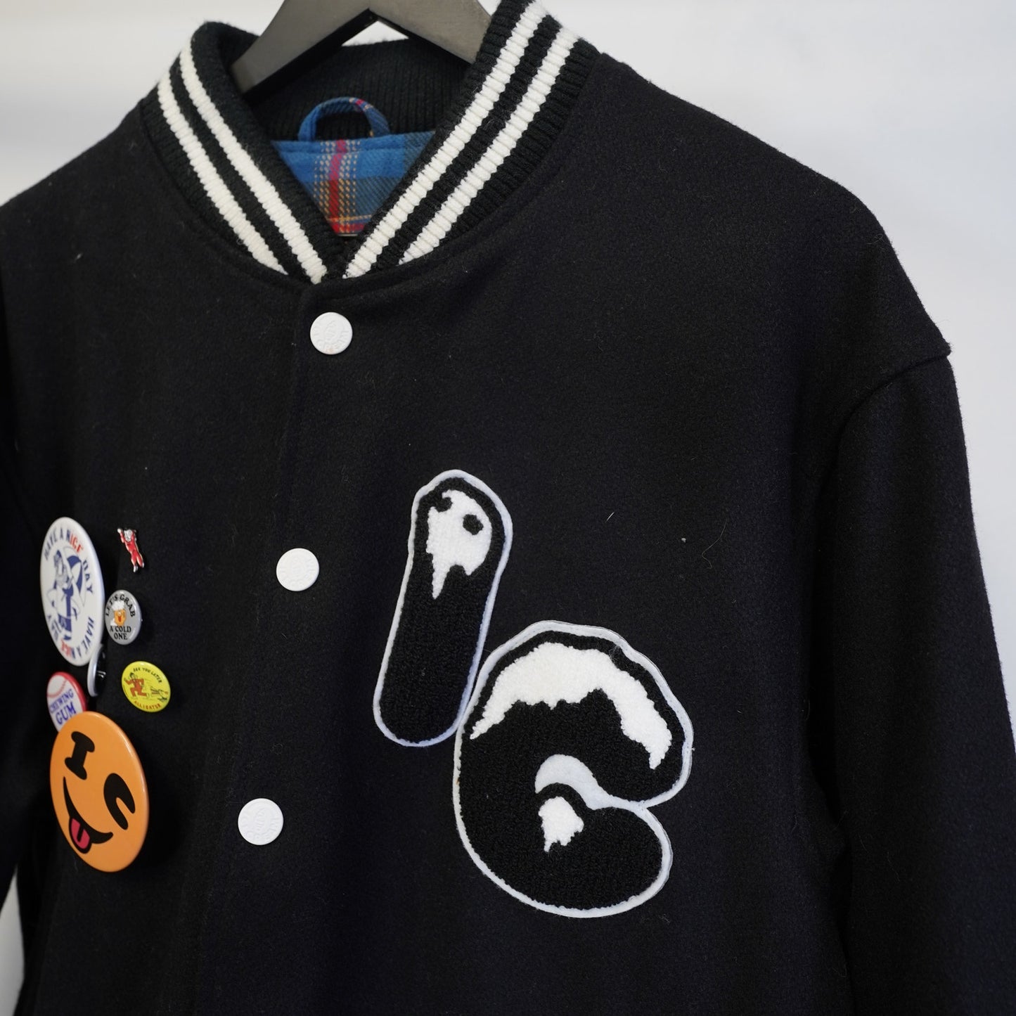 (XL) Ice Cream Billionaire Boys Club Varsity Bomber Jacket Men's XL Y2K Pharrell 2000