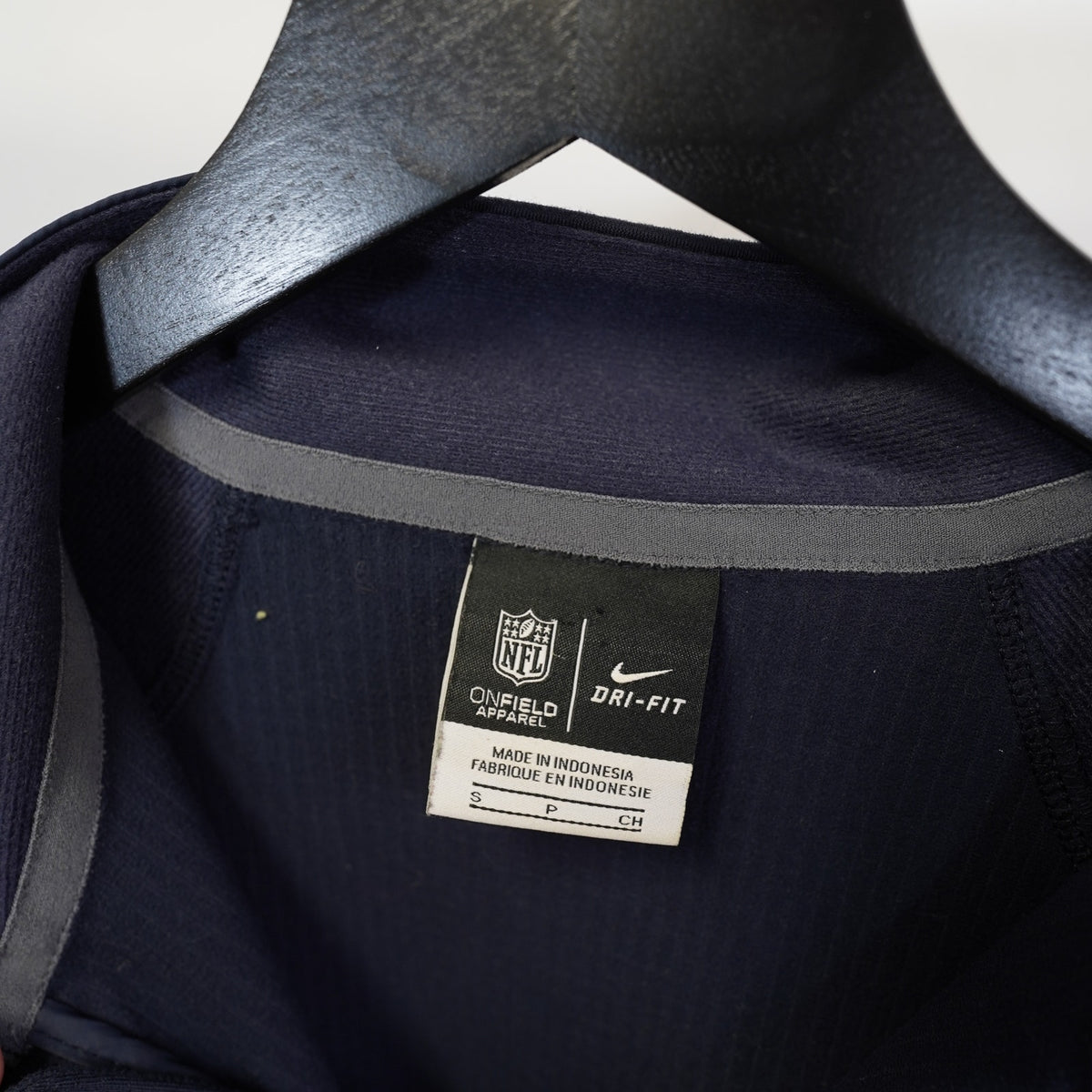 (S) Nike Chicago Bears Full Zip On Field Performance Windbreaker Jacket Men's S Blue